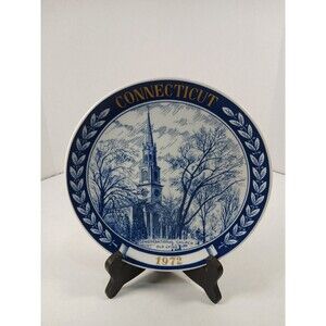 1972 Old Lyme Congregational Church Annual Plate by KESA Collectible Décor